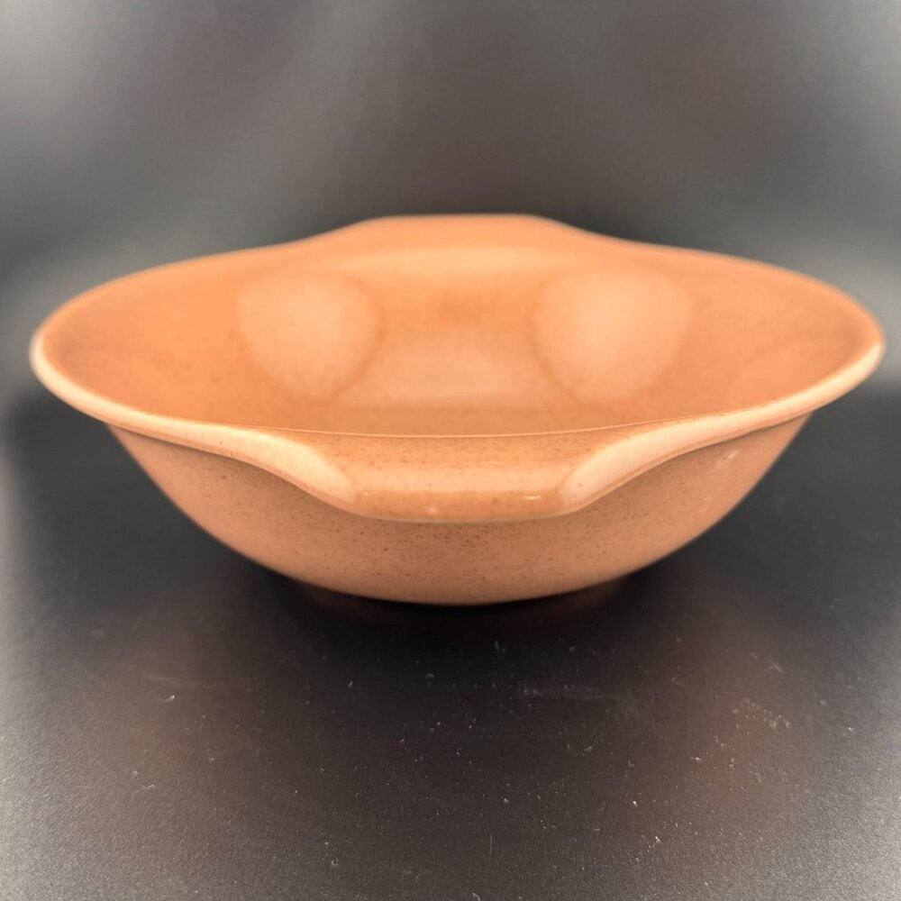 Vintage Russel Wright American Modern Coral Baker Bowl Lug Handles MCM - Picture 6 of 9